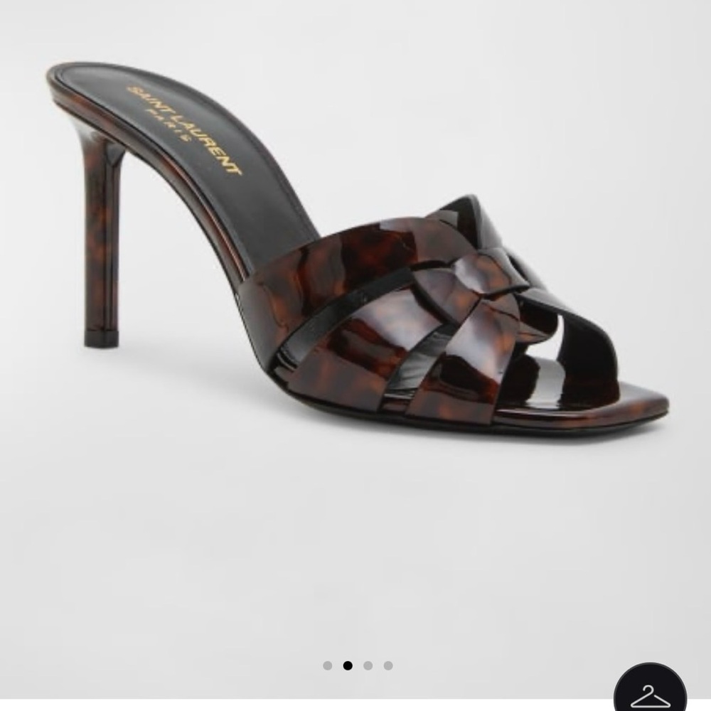 Saint Laurent Brown Heeled Sandals